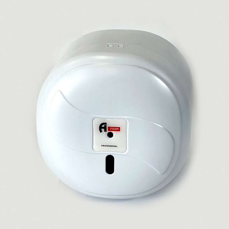 Великий диспенсер для туалетного паперу з боковим витягуванням пластиковий (Білий)