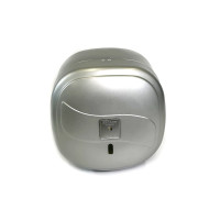 Диспенсер для туалетного паперу з боковим витягуванням, пластик, колір сірий