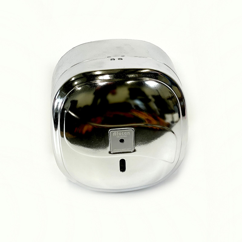 Великий диспенсер туалетного паперу з боковим витягуванням пластиковий (Хром)