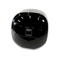 Большой диспенсер для туалетной бумаги с боковым вытяжением пластиковый (Черный)