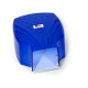 Диспенсер для туалетного паперу міні-джамбо, пластик, колір прозорий блакитний