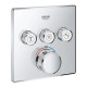 Душова система прихованого монтажу з термостатом Grohe Grohtherm SmartControl на 3 споживача, хром (UA26415SC6)