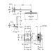Душова система прихованого монтажу Grohe Grohtherm з Rainshower 310, хром (34869000)