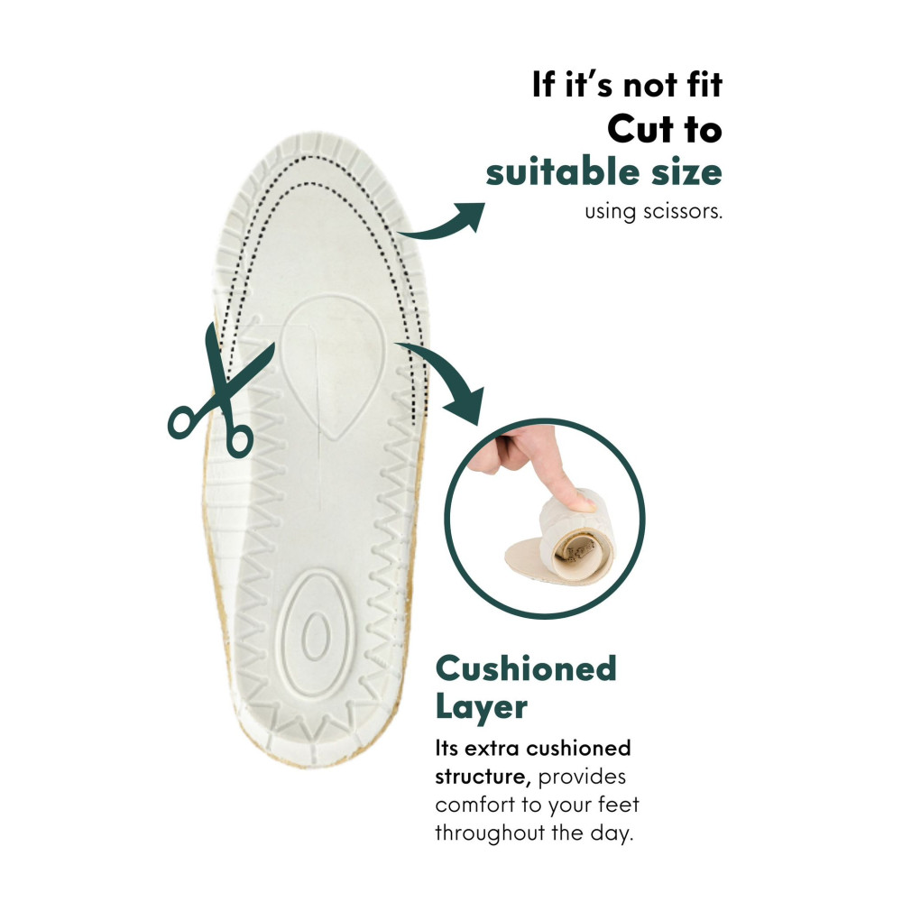 Стельки кожаные латексные антибактериальные SOFT (43-44 размер) Стельки кожаные латексные антибактериальные SOFT (43-44 размер)