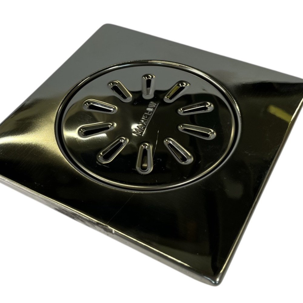 Трап из нержавеющей стали SLIM 15х15см вертикальный D50 Трап из нержавеющей стали SLIM 15х15см вертикальный D50