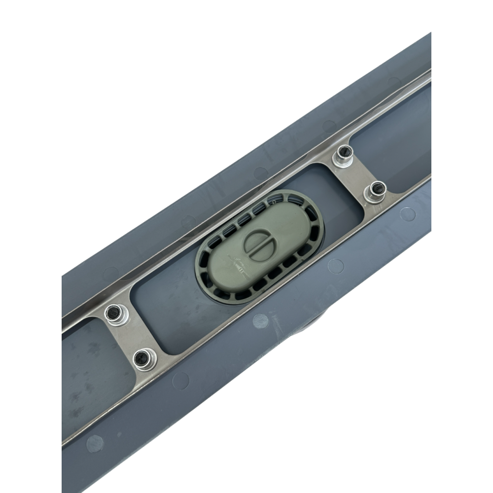 Душевой трап для душа с горизонтальным выходом, поворотным сифоном с решеткой "плитка" 50 см Душевой трап для душа с горизонтальным выходом, поворотным сифоном с решеткой "плитка" 50 см