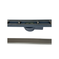 3158.080 Shower channel PERA LEGAL TILE 80cm, horizontal flange, plastic body, stainless steel edge 3158.080 Shower channel PERA LEGAL TILE 80cm, horizontal flange, plastic body, stainless steel edge