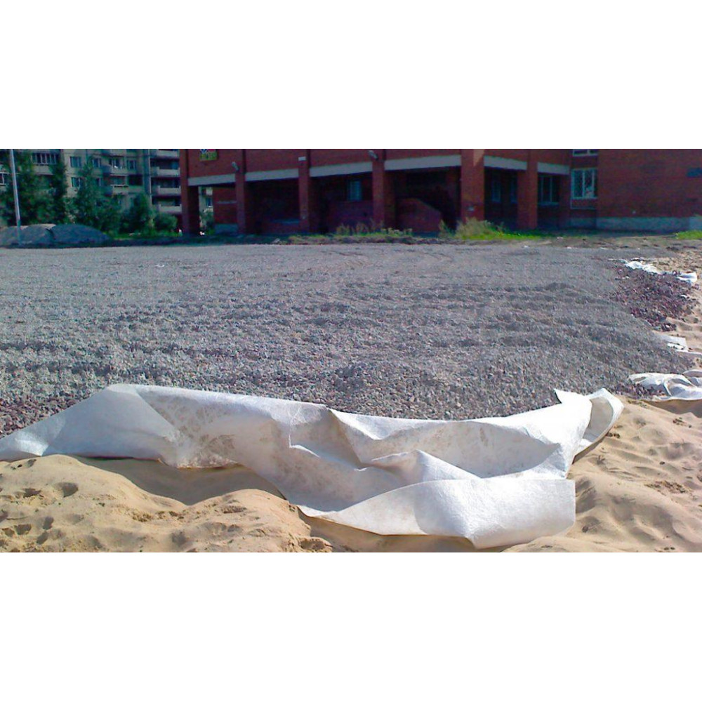 Геотекстиль голкопробивний, щільністю 250 гр./м2 для захисту фундаменту, зміцнення схилів, влаштування штучних водойм Геотекстиль голкопробивний, щільністю 250 гр./м2 для захисту фундаменту, зміцнення схилів, влаштування штучних водойм