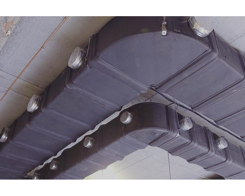 Изолирование прямоугольных воздуховодов листовой каучуковой изоляцией