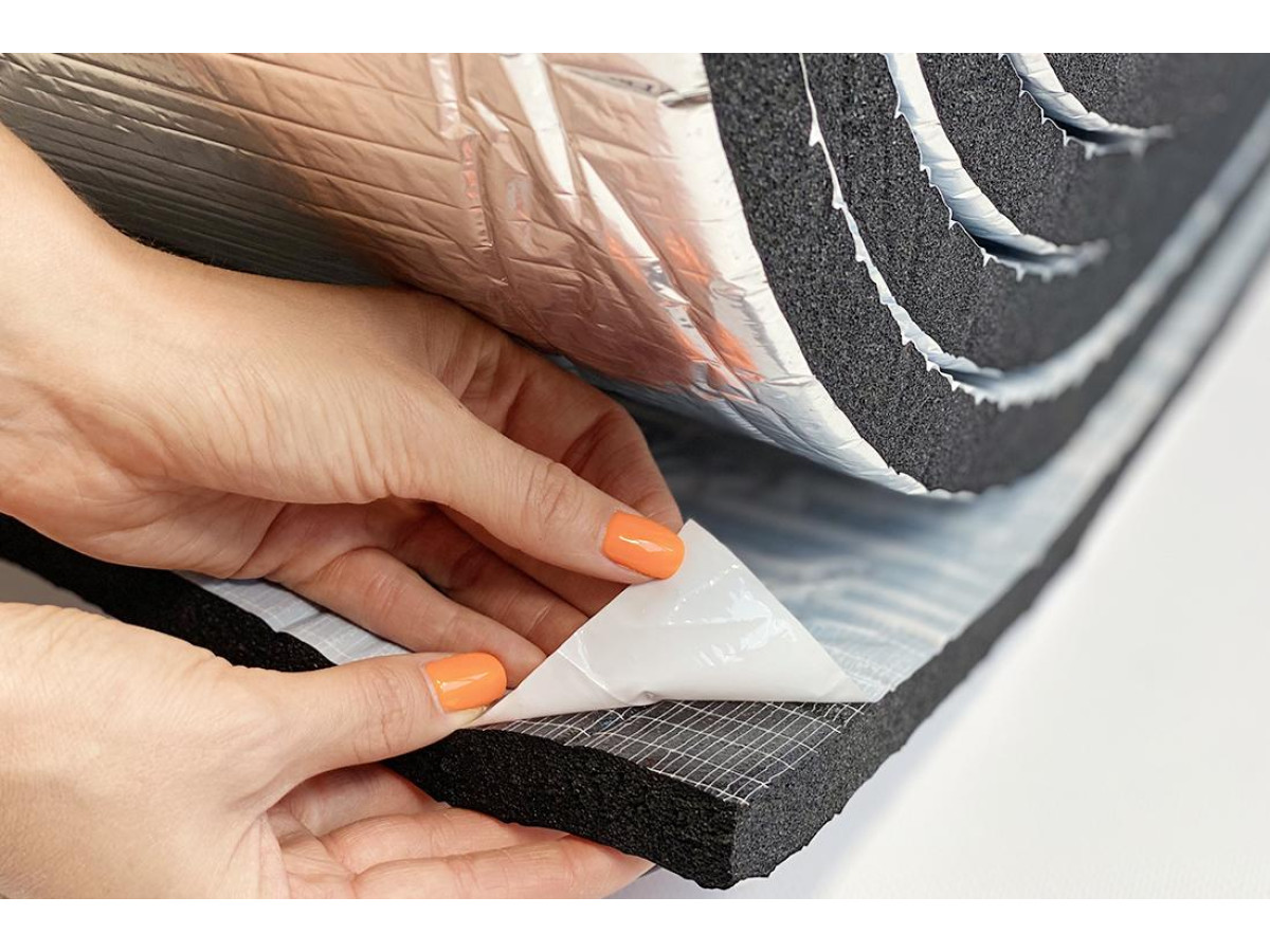 Ізолювання труб листовим матеріалом зі спіненого каучуку