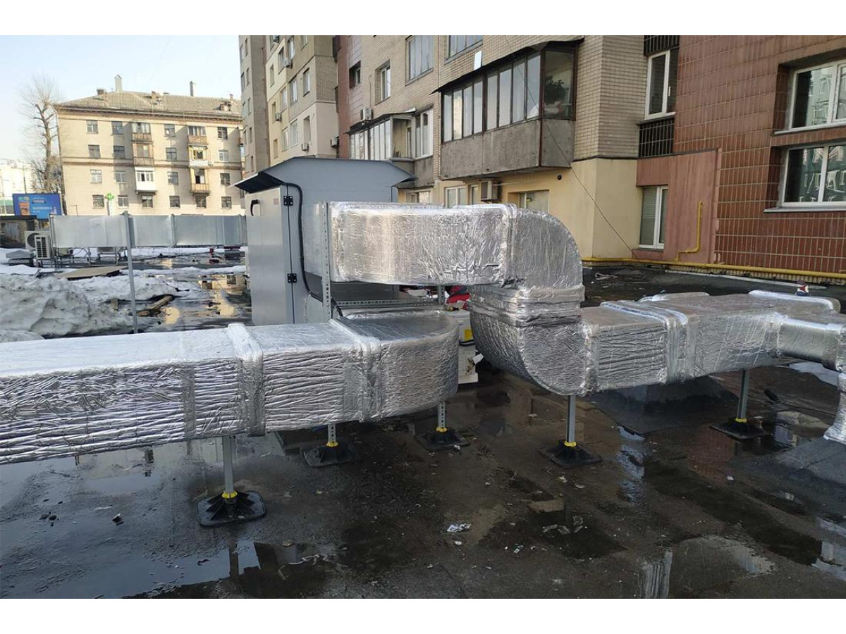 Ізоляція систем вентиляції та кондиціонування в ТЦ Спектр