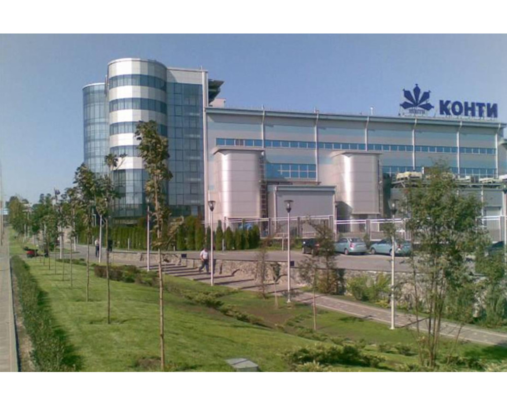 Изоляция воздуховодов на заводе Конти