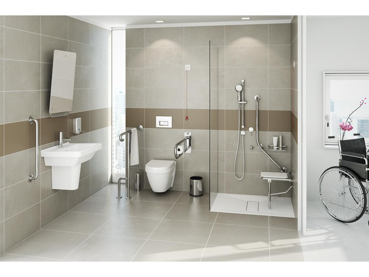 Популярные виды поручней для санузлов