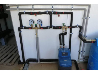 Каучукова ізоляція для системи водопідготовки та опалення на очисних спорудах підприємства ТОВ «Сандора»