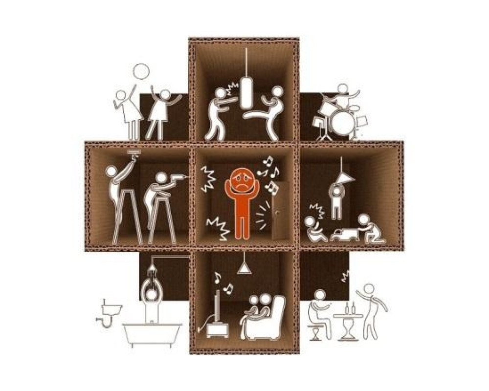 Звукоизоляция квартиры в ЖК Riviera Riverside при помощи вспененного каучука 25-32мм