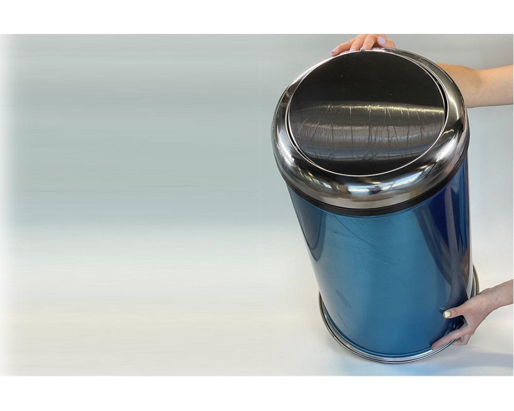 Металлические мусорные ведра для супермаркета