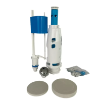 Universal cistern fitting with bottom water supply valve, 3/6l Universal cistern fitting with bottom water supply valve, 3/6l