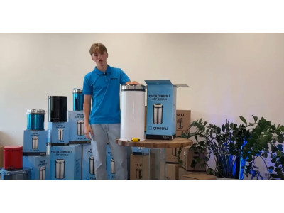 Відро для сміття з поворотною кришкою