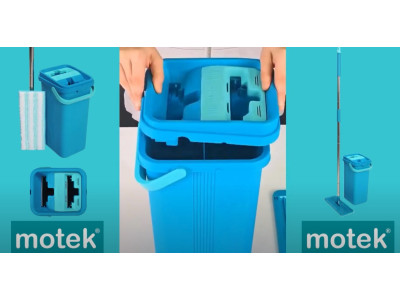 Набор для уборки PL-16. Ведро на два отдела по 6л.