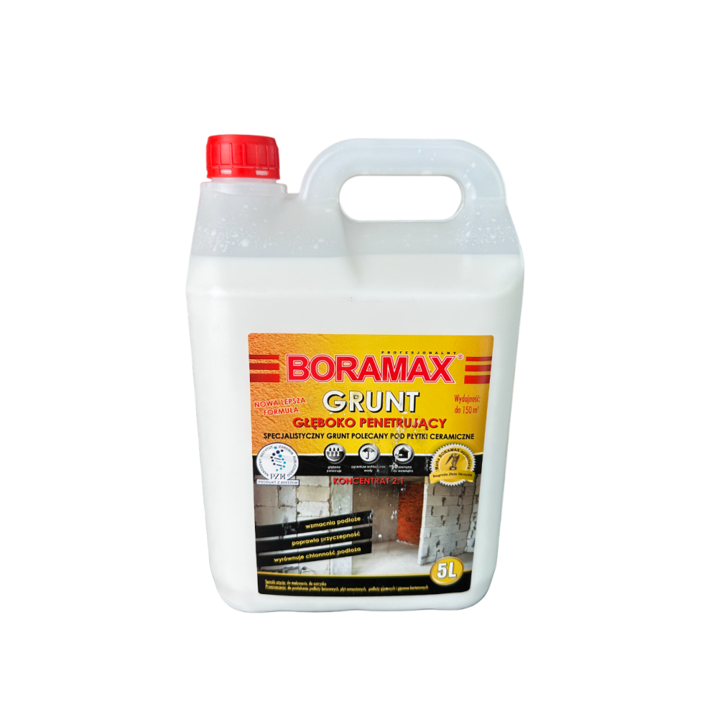 Грунтовка глубокопроницаемая Boramax, 5л Грунтовка глубокопроницаемая Boramax, 5л