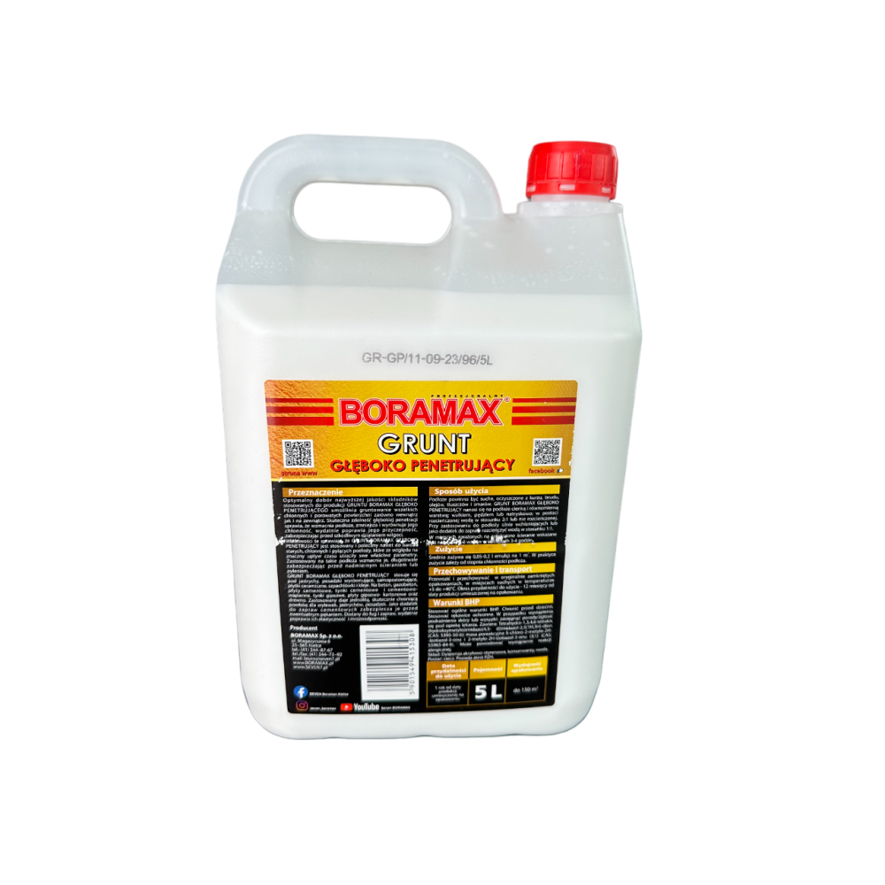 Грунтовка глубокопроницаемая Boramax, 5л Грунтовка глубокопроницаемая Boramax, 5л