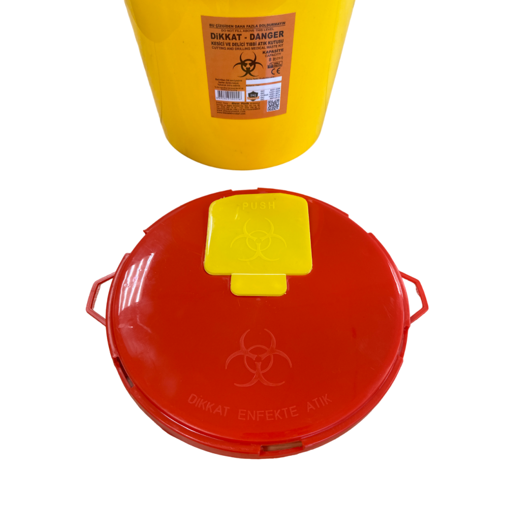 Контейнер для утилизации медицинских отходов 8л (первичная) Контейнер для утилизации медицинских отходов 8л (первичная)