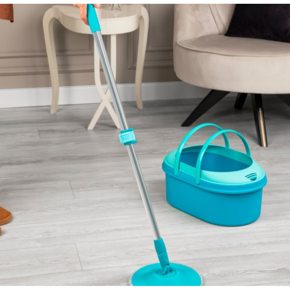 Набор для уборки: ведро на 12л, швабра и моп круглый МТ-50 Набор для уборки: ведро на 12л, швабра и моп круглый МТ-50