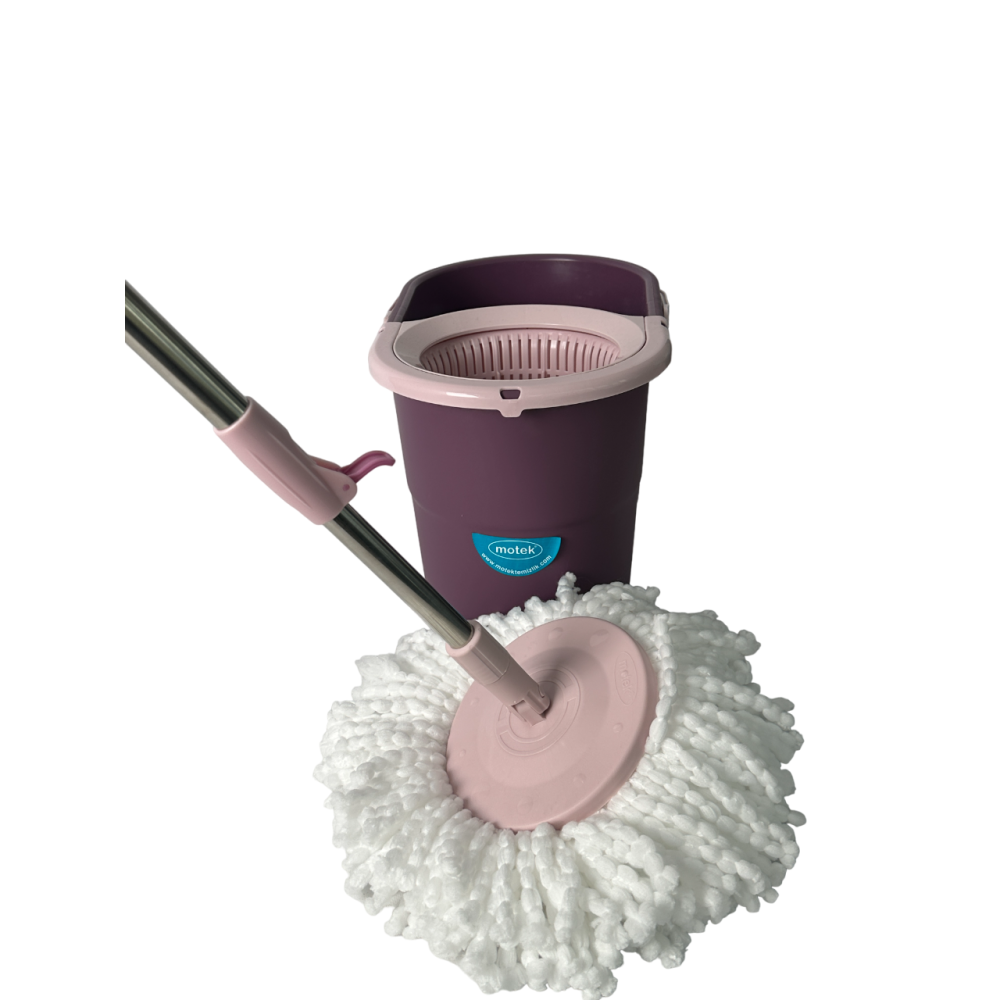 Набор для уборки: ведро на 16л, швабра и моп круглый (марсала) МТ-25 Набор для уборки: ведро на 16л, швабра и моп круглый (марсала) МТ-25