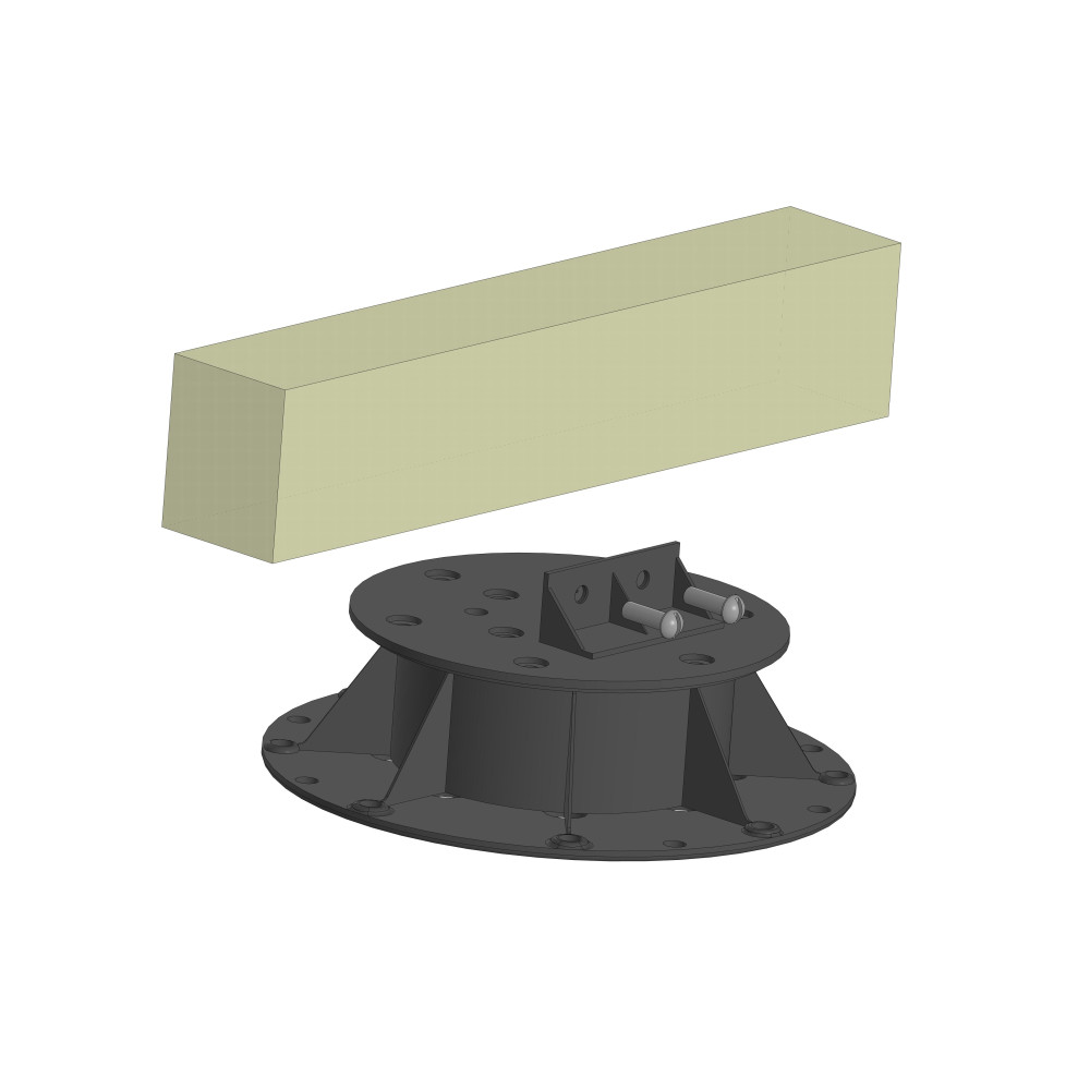 Фиксатор для лаги боковой универсальный K-AR, боковой фиксатор лаги Фиксатор для лаги боковой универсальный K-AR, боковой фиксатор лаги