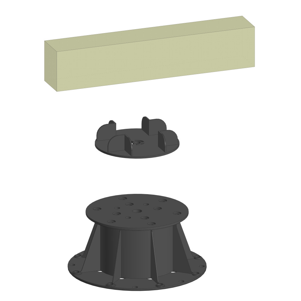 Фиксатор под лагу 40мм и 50мм универсальный (K-АХ), фиксатор монтажа лаги Фиксатор под лагу 40мм и 50мм универсальный (K-АХ), фиксатор монтажа лаги