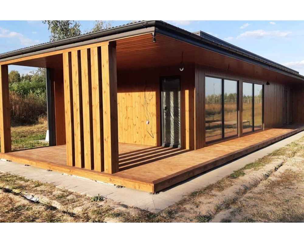 Строительство террасы вокруг дома в пгт Немешаево, Киевская область