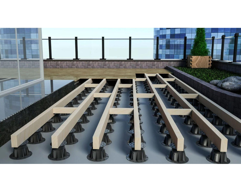 Максимизируя комфорт и долговечность: преимущества крепления террасных досок на регулируемые опоры