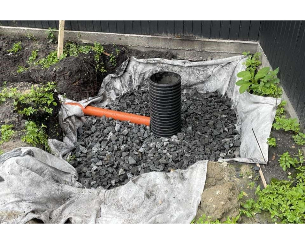 Дренажный колодец на частной территории в г. Броды (Львовская обл.)