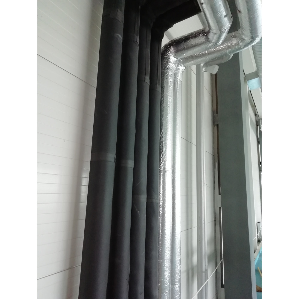 Каучук 19 мм фольгированный с липким слоем | Изоляция листовая Oneflex для теплоизоляции труб Каучук 19 мм фольгированный с липким слоем | Изоляция листовая Oneflex для теплоизоляции труб