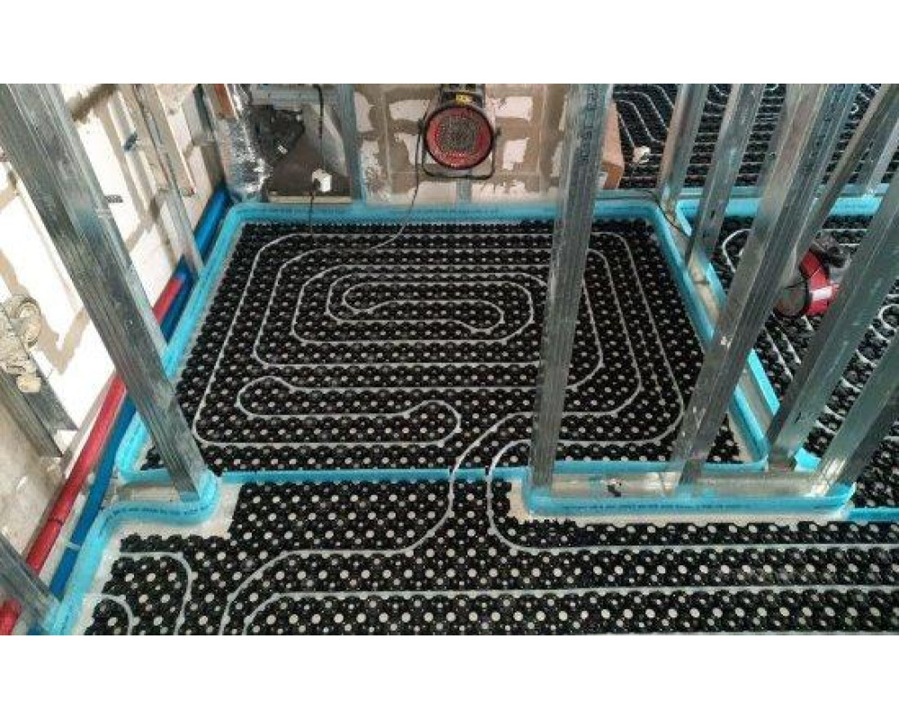 Монтаж теплого водяного пола