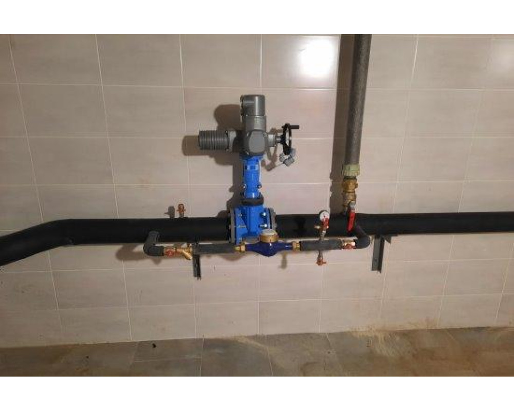 Теплоизоляция трубопроводов в бомбоубежище в Киевской городской клинической больнице #3