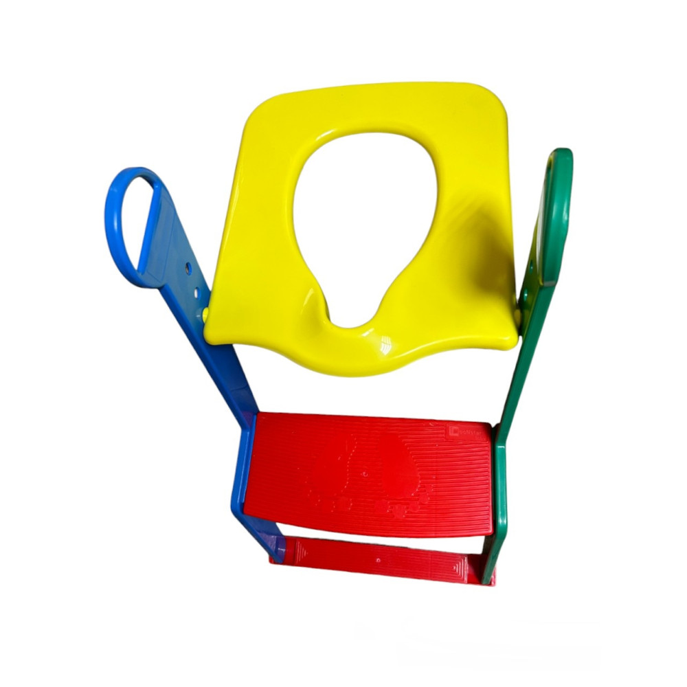 Детское сиденье на унитаз с приставной лестницей, накладка на унитаз для детей с ступеньками Детское сиденье на унитаз с приставной лестницей, накладка на унитаз для детей с ступеньками