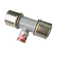Uponor S-Press PLUS press fittings Reducing tee PPSU 63-25-63 Uponor S-Press PLUS press fittings Reducing tee PPSU 63-25-63