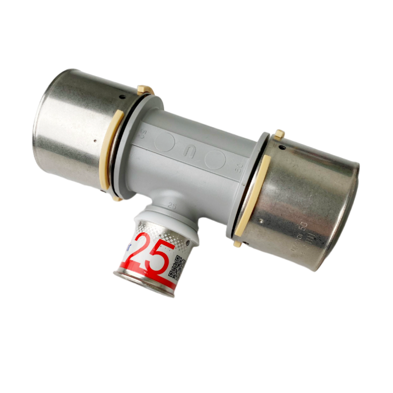 Пресс-фитинги Uponor S-Press PLUS Редукционный тройник PPSU 63-25-63