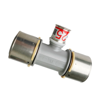 Прес-фітинги Uponor S-Press PLUS Трійник редукційний PPSU 40-25-40 Прес-фітинги Uponor S-Press PLUS Трійник редукційний PPSU 40-25-40