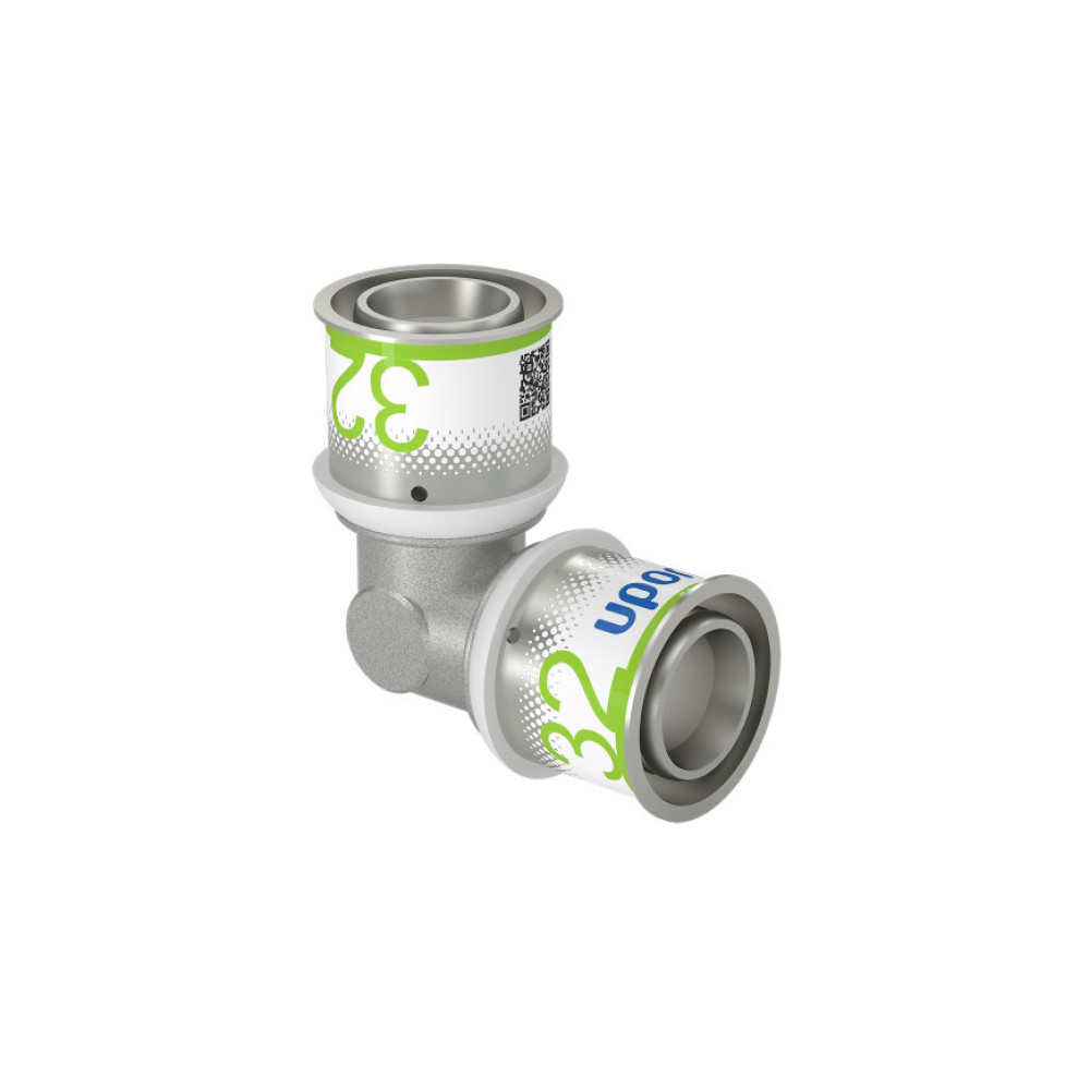 Коліно Uponor S-Press PLUS 90° латунне 32-32