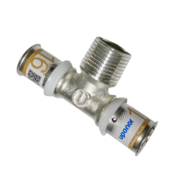 Тройник внеш. резьба Uponor S-Press PLUS 16-R1/2"MT-16