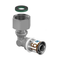 Колено с нак. гайкой Uponor S-Press PLUS 16-1/2"SN Колено с нак. гайкой Uponor S-Press PLUS 16-1/2"SN