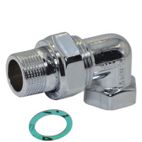 Збірка (прокладка) полірована (хром) кутова Ø3/4″ ВЗ FP Pattaroni Збірка (прокладка) полірована (хром) кутова Ø3/4″ ВЗ FP Pattaroni