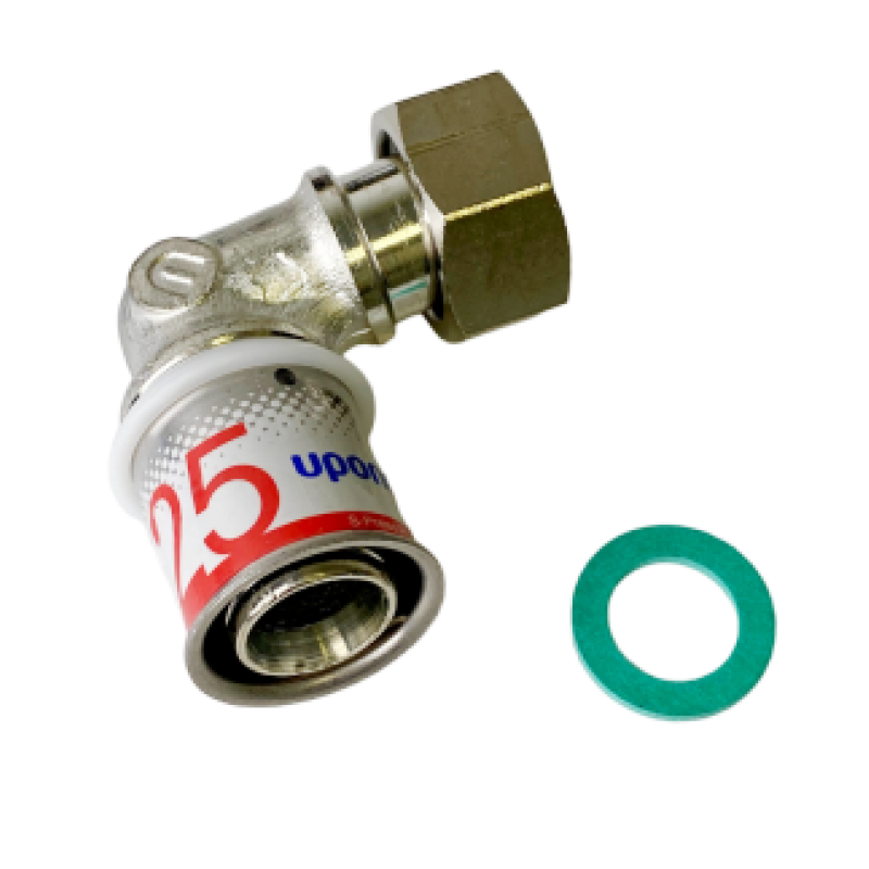 Коліно з нак. гайкою Uponor S-Press PLUS 25-3/4"SN
